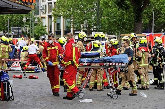 Schulgruppe von Auto erfasst