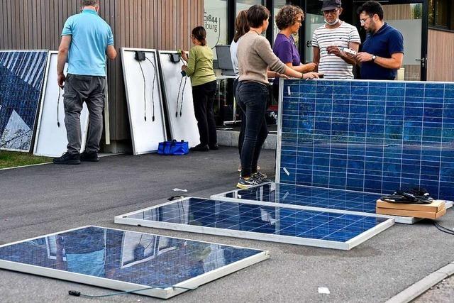 In Freiburg steigt das Interesse an Balkon-Solaranlagen