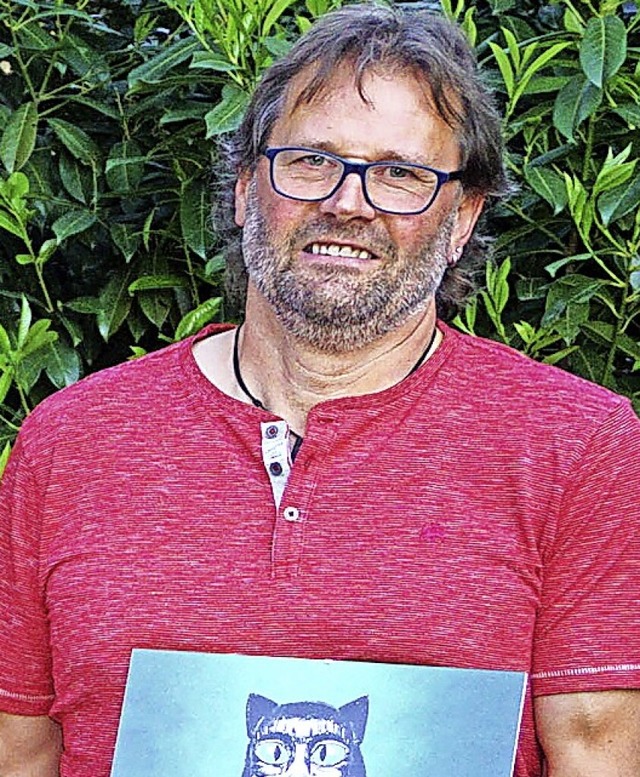 Gerhard Albicker wurde  zum Ehrenmitglied der Stiegele Chatz ernannt.  | Foto: suedkurier