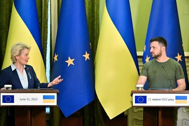 Von der Leyen: Analyse von EU-Beitrittsantrag der Ukraine bald fertig