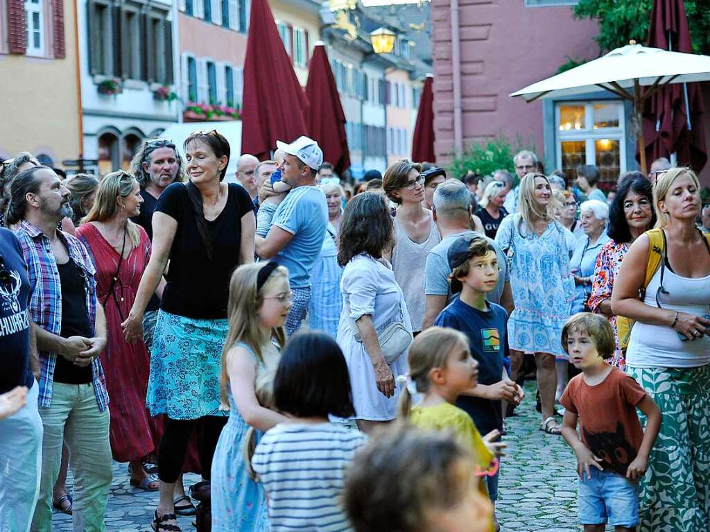 Abrumer am Samstagabend auf der Markplatzbhne: Die Refrigerators mit ihrer fetzigen Ska-Musik