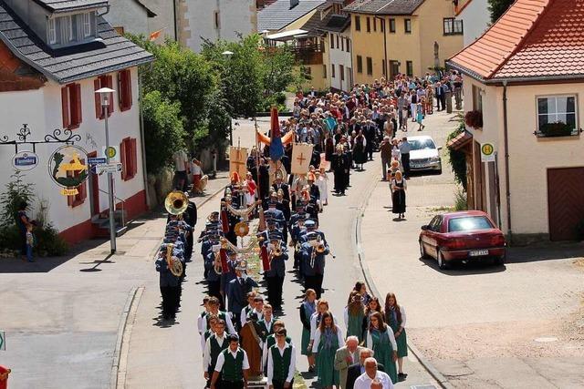 In Unadingen wird wieder das Bruderschaftsfest gefeiert