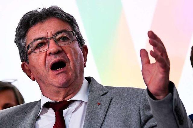 Der Linkspopulist Jean-Luc Mlenchon polarisiert die Menschen in Frankreich