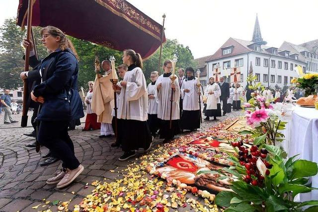 Fronleichnam wird in Freiburg auch dieses Jahr ohne Prozession gefeiert