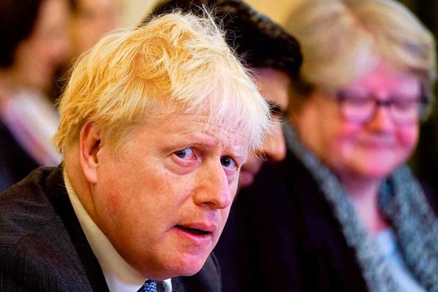 Boris Johnson sucht den Kollisionskurs zur EU.  | Foto: ALBERTO PEZZALI (AFP)