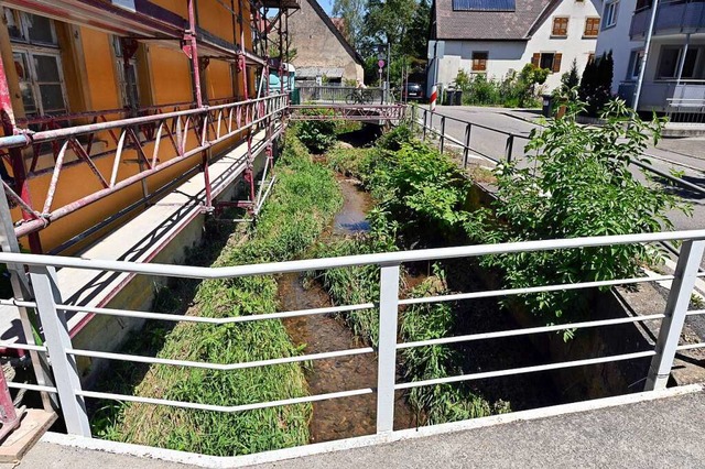 Der Dorfbach an der Strae &#8222;Im Glaser&#8220; in St. Georgen.  | Foto: Thomas Kunz