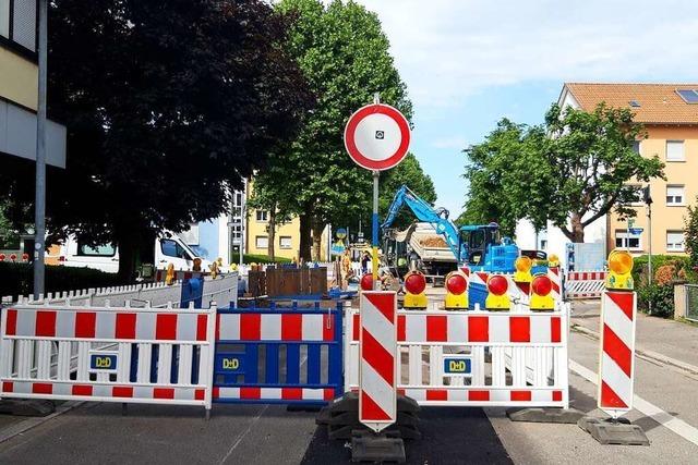 In Rheinfelden herrscht derzeit ein groes Baustellen-Nebeneinander