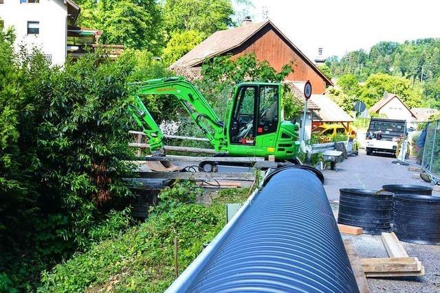 Zwei Brücken in St. Ulrich werden saniert – Möhlin wird durch Röhre geleitet