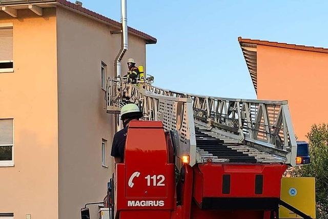 Drei Verletzte bei Brand in Offenburger Asylbewerberheim
