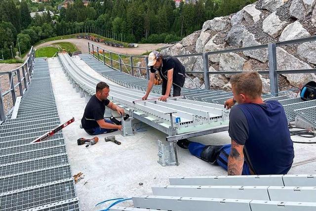 Die Rothausschanze in Hinterzarten kommt in die Spur