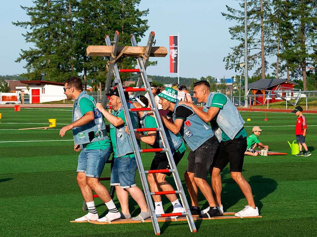 Einfallsreichtum der Teams machten die Gaudi-Spiele des TuS Bonndorf zum Erlebnis.