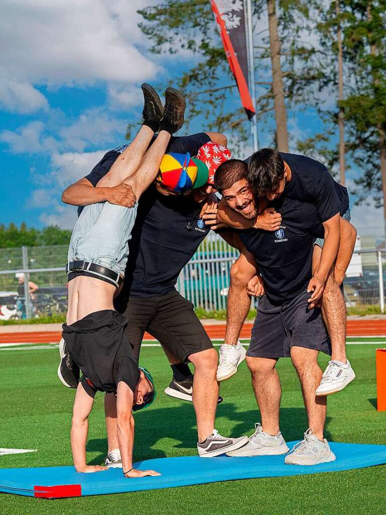 Einfallsreichtum der Teams machten die Gaudi-Spiele des TuS Bonndorf zum Erlebnis.