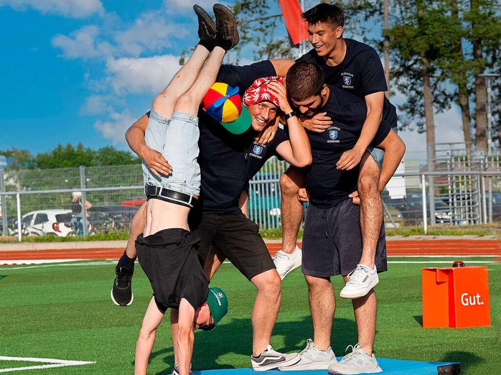 Einfallsreichtum der Teams machten die Gaudi-Spiele des TuS Bonndorf zum Erlebnis.