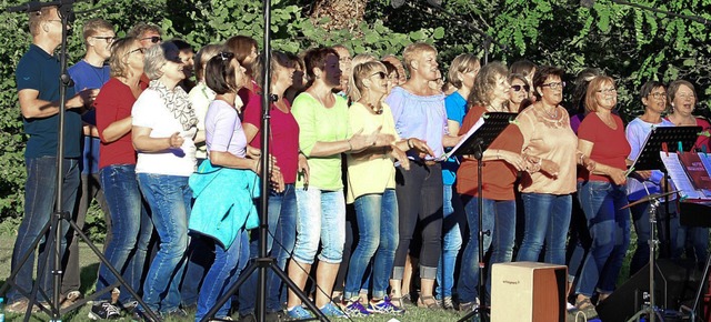 Die New Gospel Singers laden ein zur M...ag im Murger Naturschwimmbad Murhena.   | Foto: Petra Schlageter