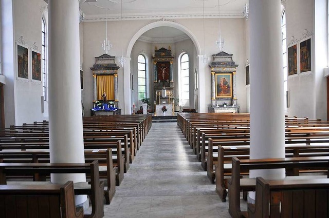 Die katholische Kirche St. Fridolin in Lrrach-Stetten  | Foto: Daniel Gramespacher