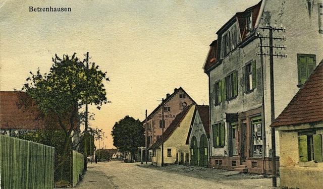 Als die Sundgauallee noch Lehener Stra...grund). Die Postkarte stammt von 1929.  | Foto: Archiv Hans-Jrgen Oehler