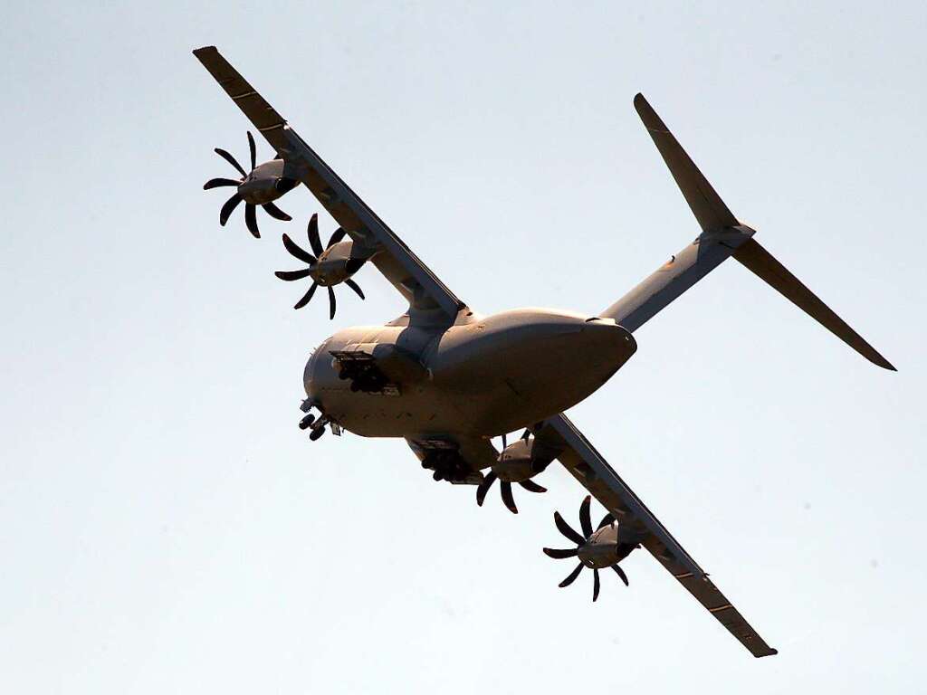 Bei der internationalen Luft- und Raumfahrtausstellung in Berlin dominieren in diesem Jahr militrische Flugzeuge.