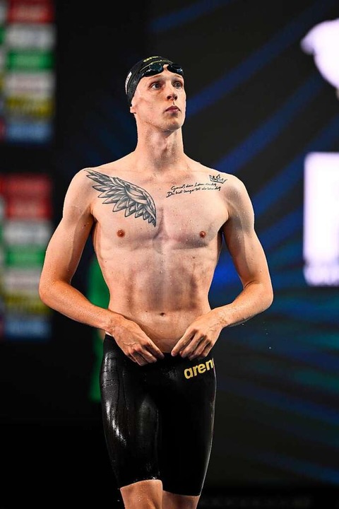 Der Bremer Florian Wellbrock bei der Schwimm-WM in Budapest  | Foto: IMAGO/Laci Perenyi