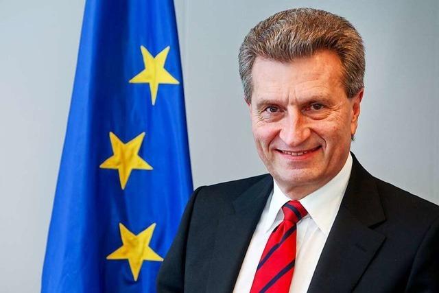 Günther Oettinger kommt als Gastredner zum Wirtschaftstreffen in Weil am Rhein