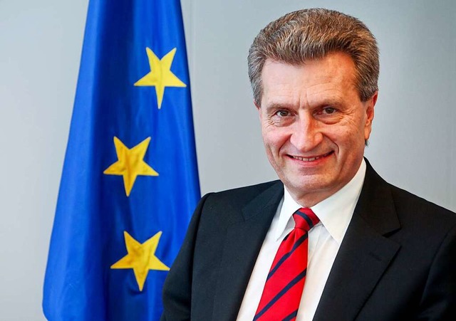 Gnther Oettinger  | Foto: Etienne Ansotte