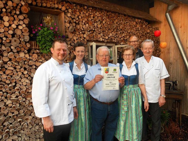 Seit  60 Jahren ist Dieter Transchel (...ehrer vom Tourismusbro Zweitlerland.  | Foto: ZVG