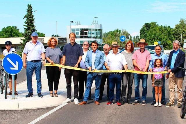 Der Radweg zwischen Kippenheim und Kippenheimweiler ist jetzt komplett