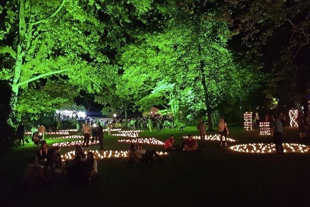 Im Lahrer Stadtpark findet das Lichterfest mit Musik auf vier Bhnen statt