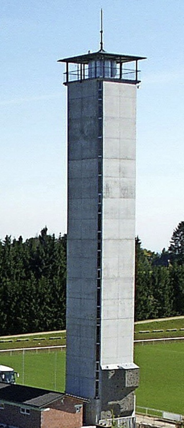 Auf dem Zpfle-Turm sollen zwei Richtfunkantennen montiert werden.  | Foto: Picasa
