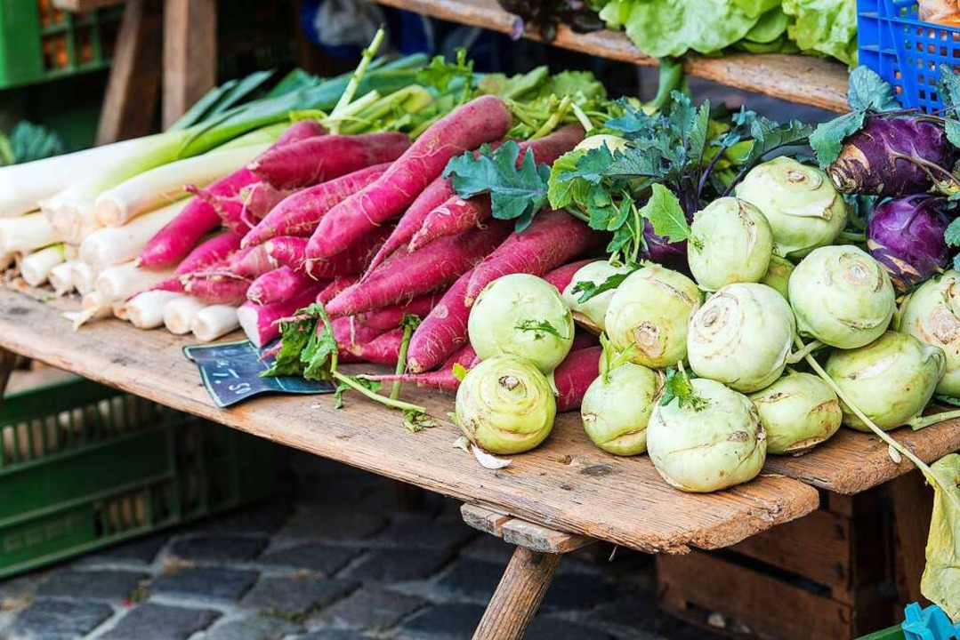 Gemüse auf dem Wochenmarkt  | Foto: Stadt Lahr
