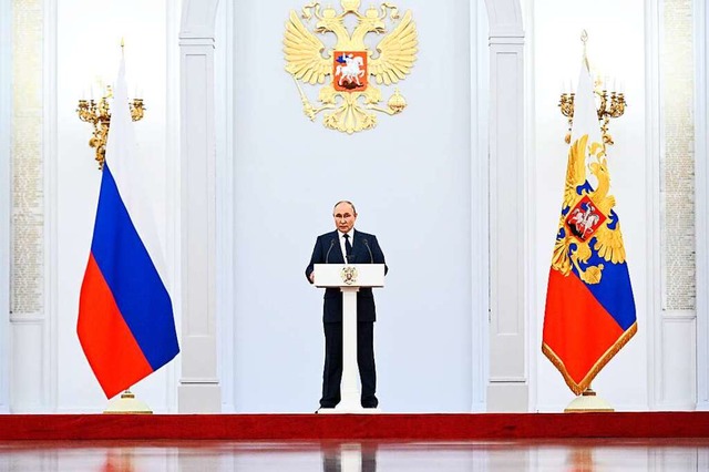 Will Russlands Macht und Gre zeigen: Prsident Putin   | Foto: IMAGO/Ramil Sitdikov