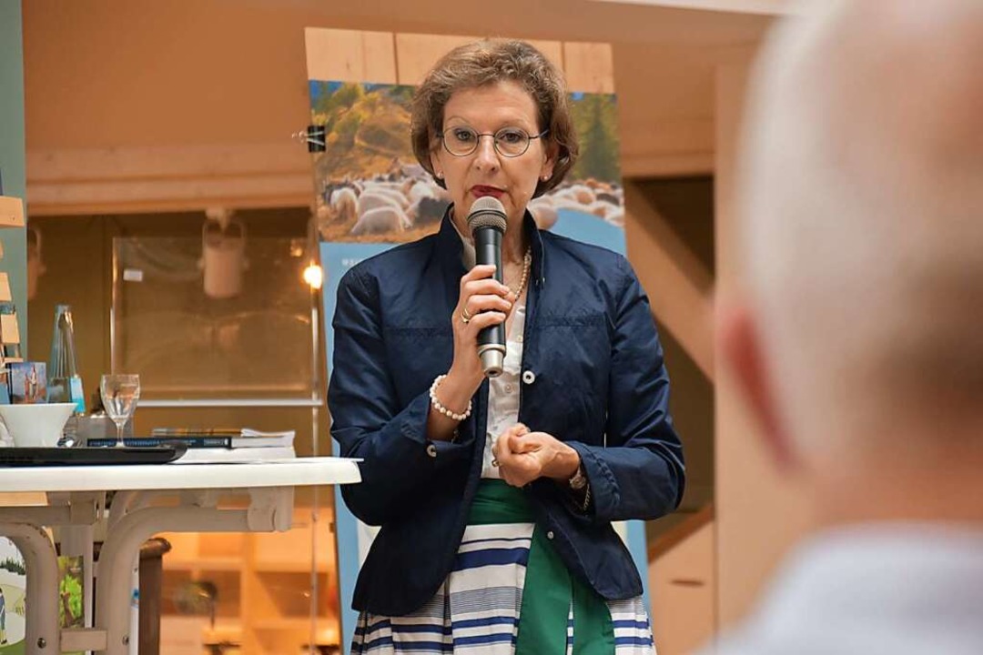 Landrtin Marion Dammann bei der Erffnungsrede.  | Foto: Nicolai Kapitz