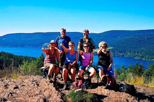 Unsere Region bietet tolle Wanderziele...t Blick auf den Schluchsee erlebt hat.  | Foto: Privat