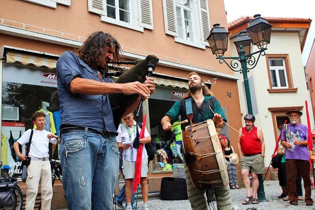 Alle Knstler, die beim Straenmusik-S... wie hier bei der ersten Auflage 2015.  | Foto: Anja Bertsch