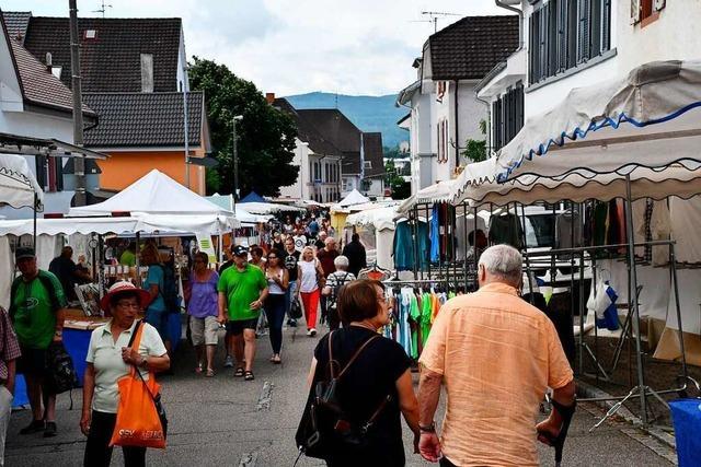 Der Johannimarkt in Grenzach-Wyhlen ist in diesem Jahr kleiner, aber fein