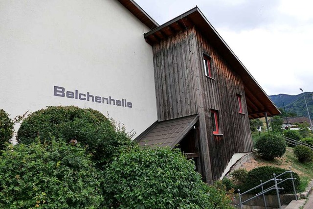 In der Belchenhalle sollen kurzfristig...wei Betreuungsrume geschaffen werden.  | Foto: Hans-Peter Mller