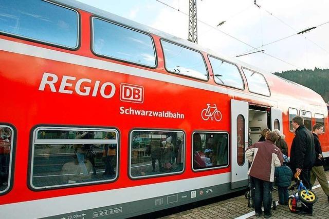 Schwarzwaldbahn zwischen Offenburg und Konstanz von Samstag an seltener unterwegs
