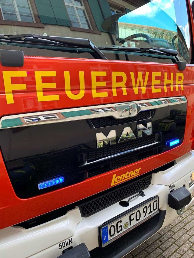 Nchtlicher Feuerwehreinsatz in Kehl  | Foto: Helmut Seller