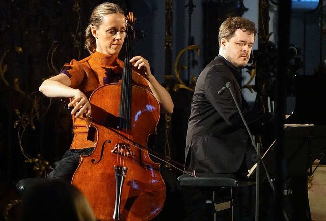 Die Starcellistin Sol Gabetta, hier mi...hen Rheinfelden ihr Solsberg-Festival.  | Foto: Roswitha Frey