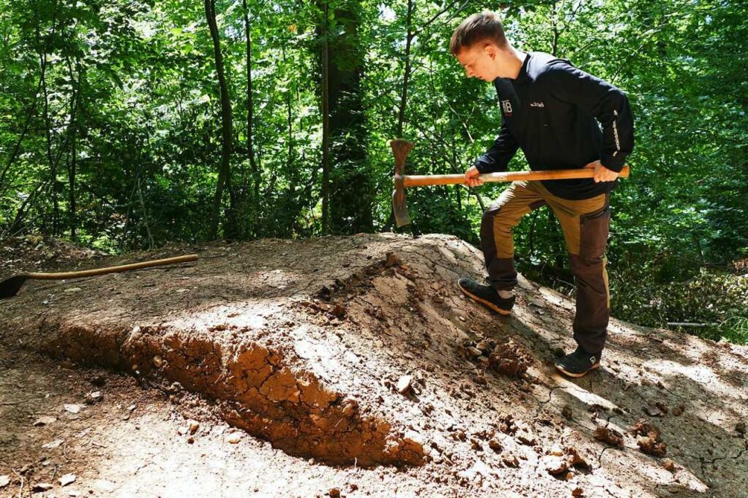 Kai Wagener vom Verein entschrft die Rampe fr einen Sprung.  | Foto: Hannah Steiert