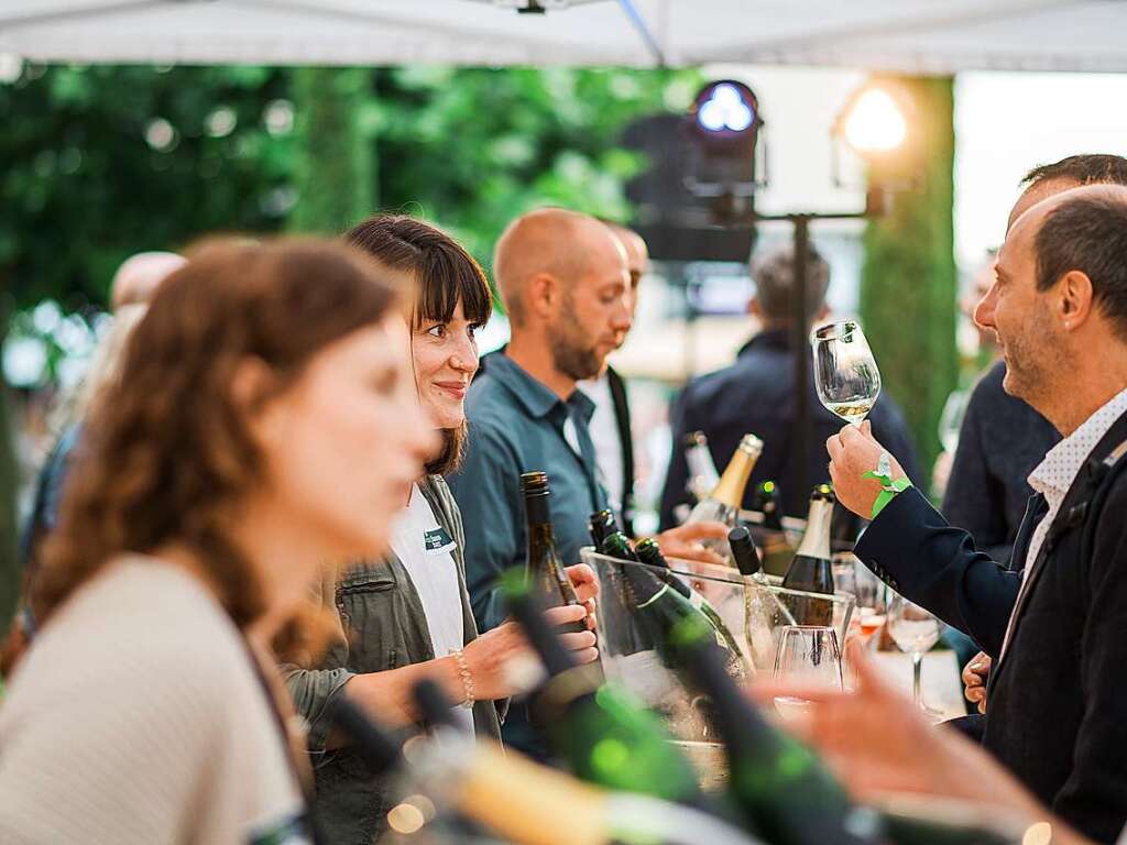 Die Wein-Fass-Bar war ein Fest fr alle Sinne.