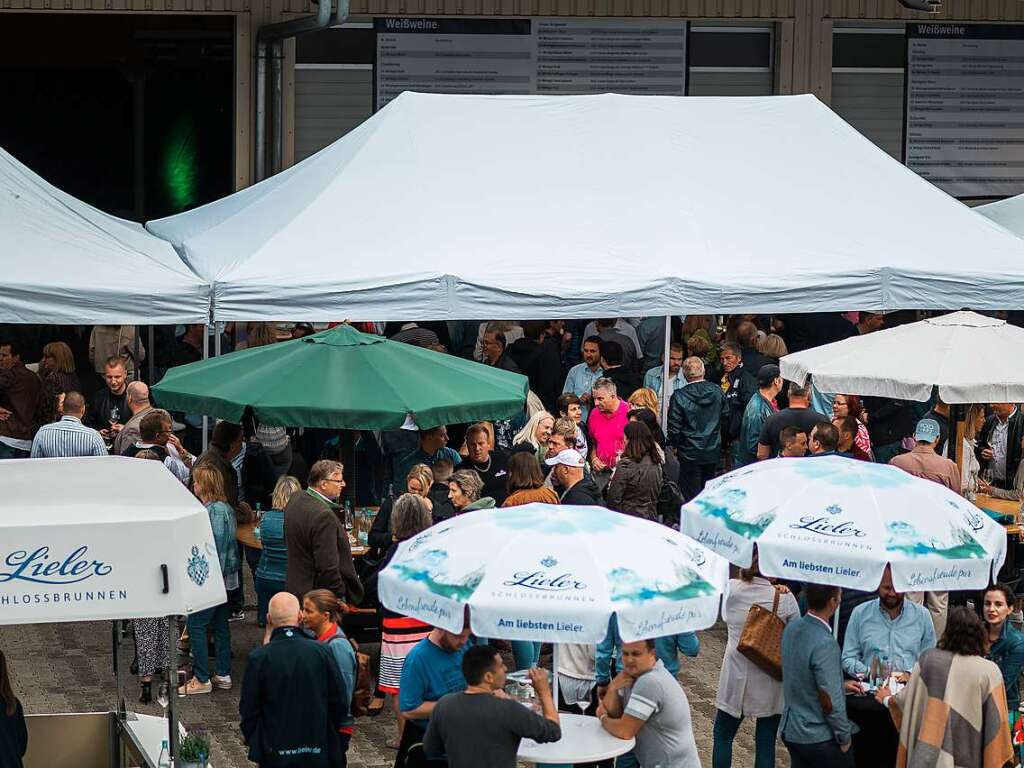 Die Wein-Fass-Bar war ein Fest fr alle Sinne.