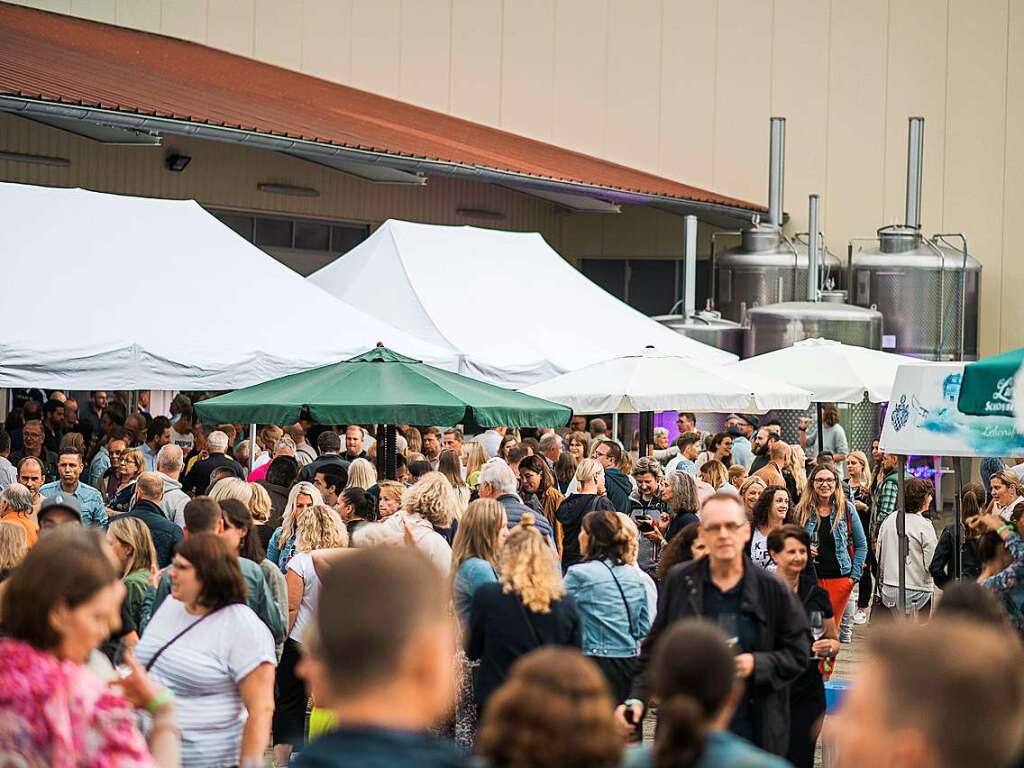 Die Wein-Fass-Bar war ein Fest fr alle Sinne.