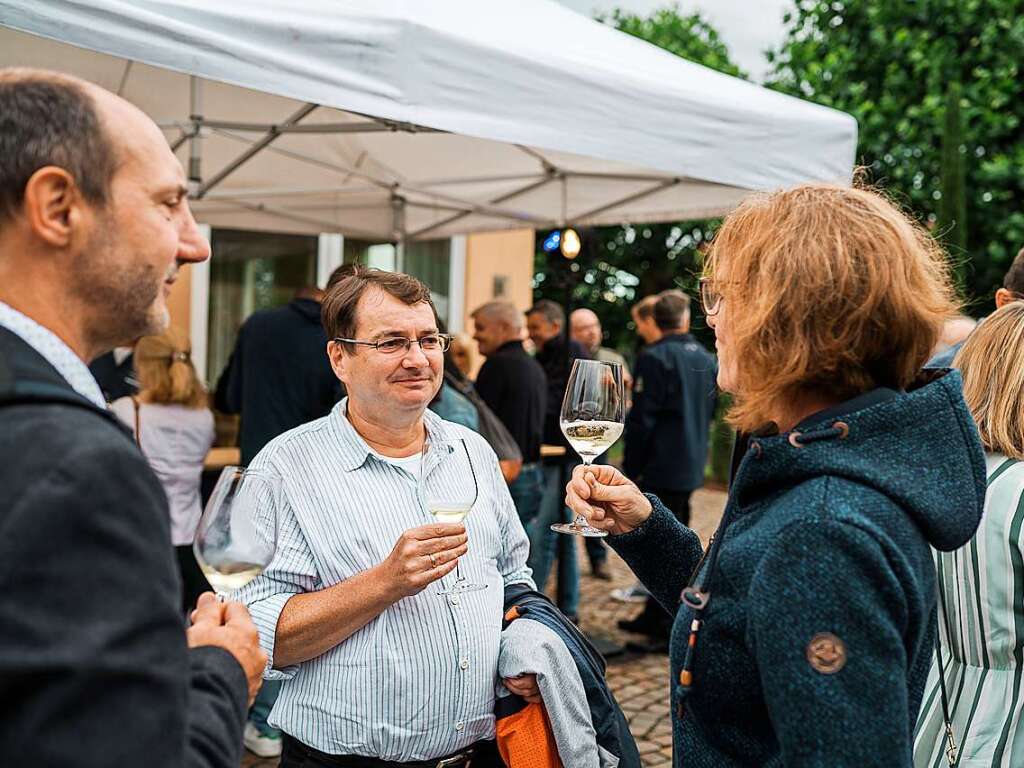 Die Wein-Fass-Bar war ein Fest fr alle Sinne.