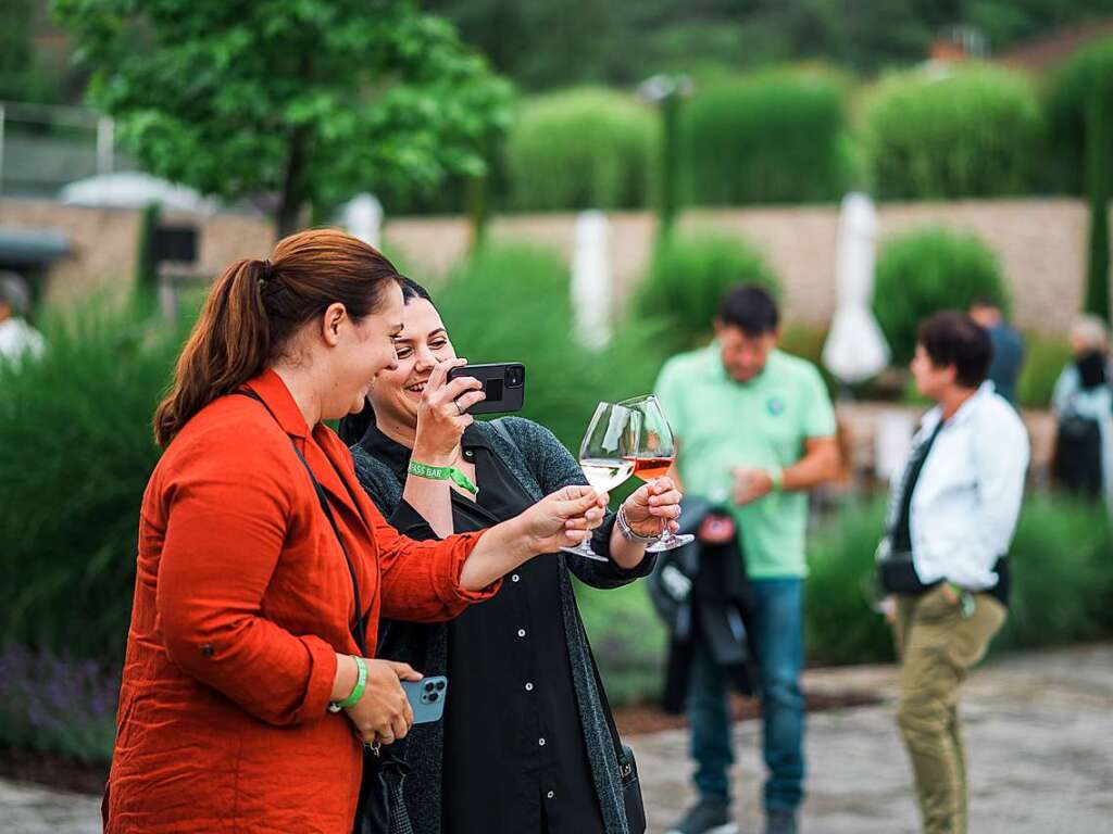 Die Wein-Fass-Bar war ein Fest fr alle Sinne.