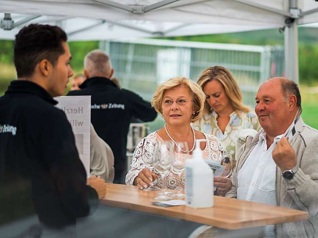 Die Wein-Fass-Bar war ein Fest fr alle Sinne.