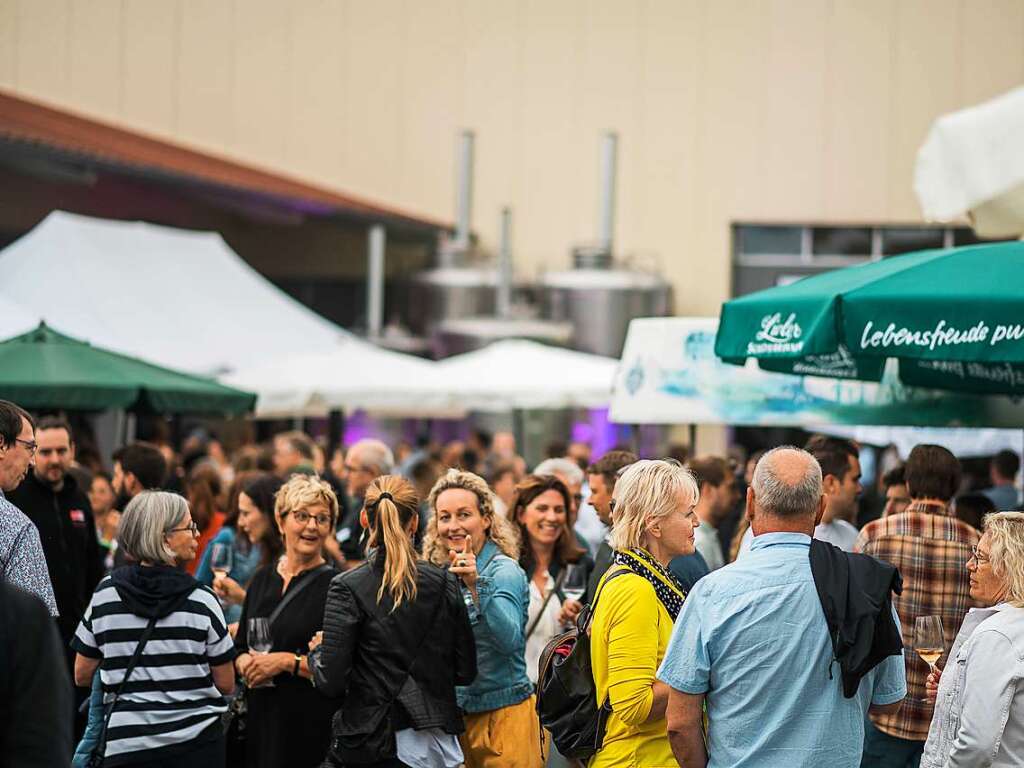 Die Wein-Fass-Bar war ein Fest fr alle Sinne.