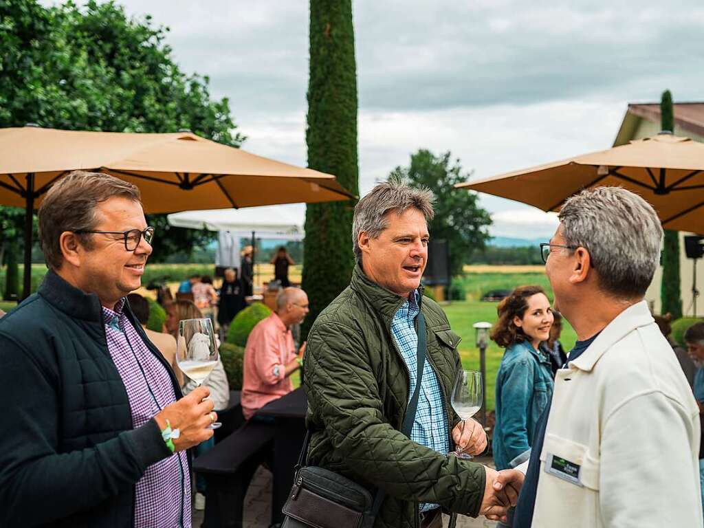 Die Wein-Fass-Bar war ein Fest fr alle Sinne.