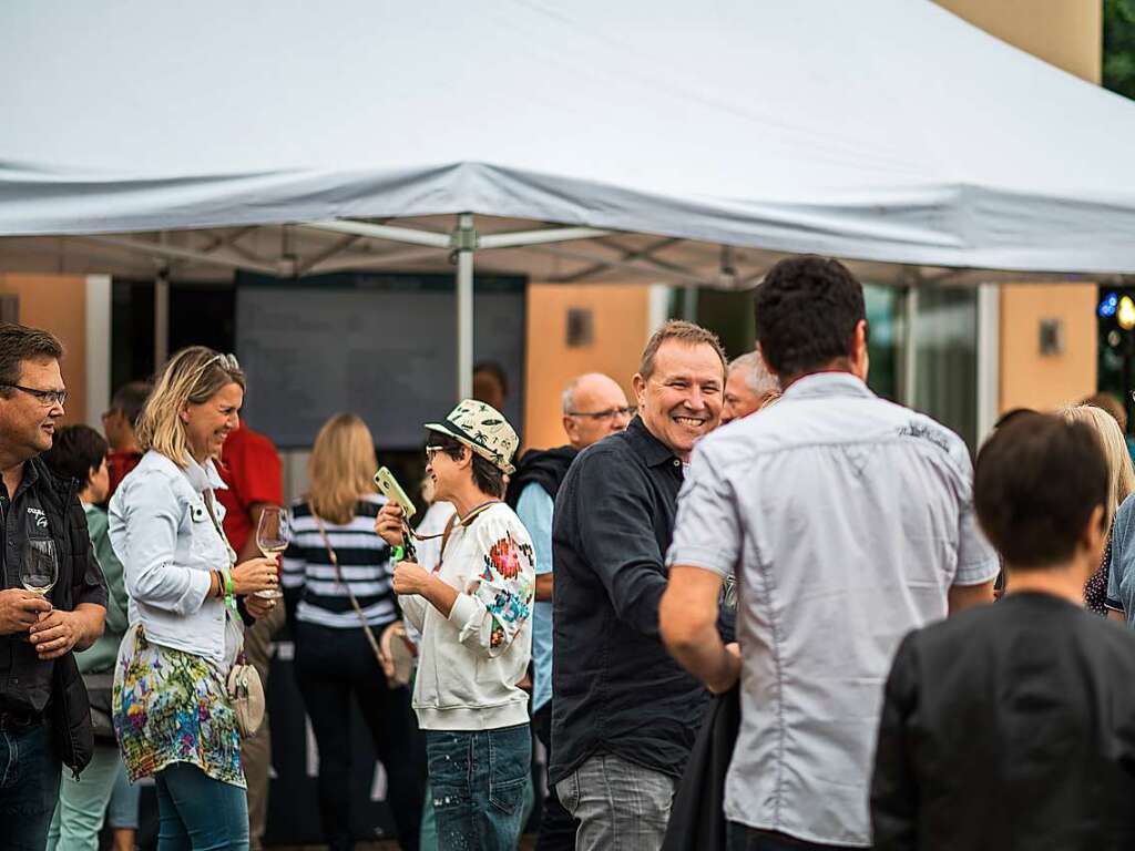 Die Wein-Fass-Bar war ein Fest fr alle Sinne.