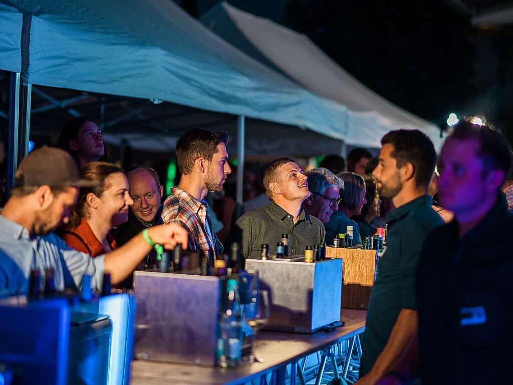 Die Wein-Fass-Bar war ein Fest fr alle Sinne.