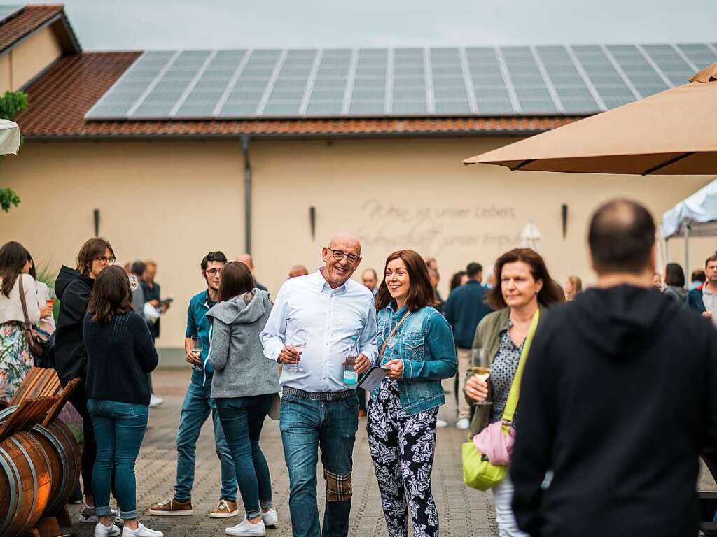 Die Wein-Fass-Bar war ein Fest fr alle Sinne.